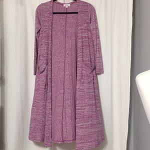 XS pinkish ribbed LuLaRoe Sarah